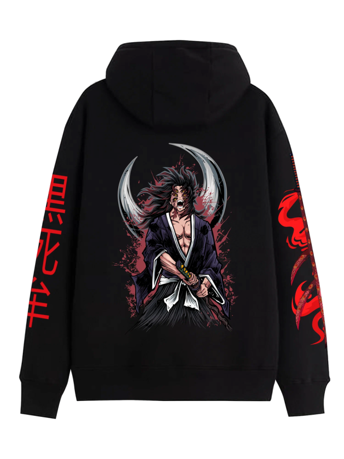 Аниме худи с клинок рассекающий демонов луна кокушибо